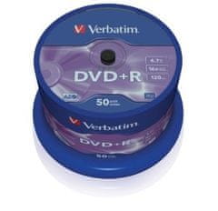 DVD+R(50-opak),Spindl/MattSlvr/16x/4.7GB