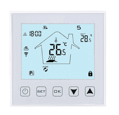 BOT Sobni termostat WiFi Tuya RT6 3A bela