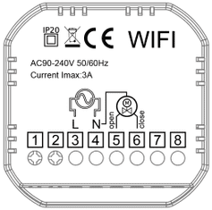 BOT Sobni termostat WiFi Tuya RT7 3A bela