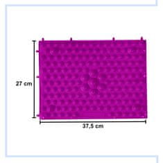 Northix Masažna podloga za otroke - vijolična 
