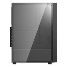 NEW Računalniško ohišje Darkflash A290 + 3 ventilatorji (črno)