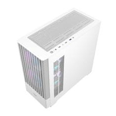 darkFlash Računalniško ohišje Darkflash DK415 + 2 ventilatorja (belo)