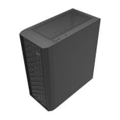 NEW Računalniško ohišje Darkflash DK351 + 4 ventilatorji (črno)