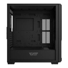 darkFlash Računalniško ohišje Darkflash DF2100 + 4 ARGB ventilatorji (črno)