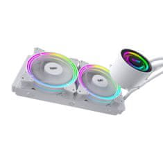 darkFlash Vodno hlajenje za PC AiO Darkflash TR240 RGB 2x 120x120 (bela)