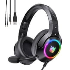 Onikuma Gaming slušalke ONIKUMA K9 Black RGB