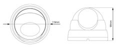 Avtech Komplet kamer 1x NVR AVH1109 in 4x 2MPX Motorzoom IP Dome kamera DGM2443SVSE + 4x UTP kabel 1x RJ45 - 1x RJ45 Cat5e 15m!