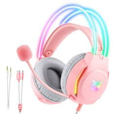 Onikuma Gaming slušalke ONIKUMA X26 Pink