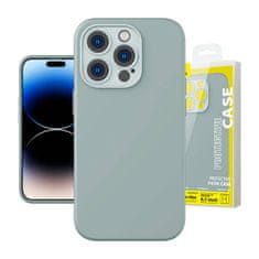 BASEUS Baseus Liquid Silica Gel Case za iPhone 14 Pro Max (Succulent)+ kaljeno steklo + komplet za čiščenje