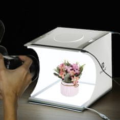 Puluz Foto studio Puluz 20cm LED 1100 lumnov + podloga za senco PU5137