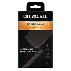 Duracell Powerbank Duracell Charge 10, PD 18W, 10000mAh (črna)