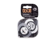 LOVI Lovi - Salt&Pepper Dynamic Soother 18m+ - For Kids, 2 pc 