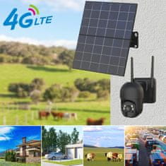 Secutek Sončna kamera 4G PTZ s solarno ploščo SL200-4G