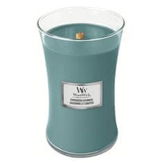 Woodwick Svíčka oválná váza , Kašmír a lesní jehličnany, 609.5 g