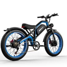 E·Bycco EB9 26" električno kolo z dvojnim motorjem 2000 W 48 V 23 AH največja hitrost 55 km/h hidravlične zavore 7 prestav Fat Bike
