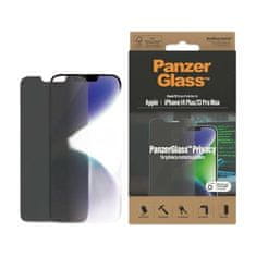 PanzerGlass PanzerGlass Classic Fit antibakterijsko steklo za zasebnost za iPhone 14 Plus / 13 Pro Max