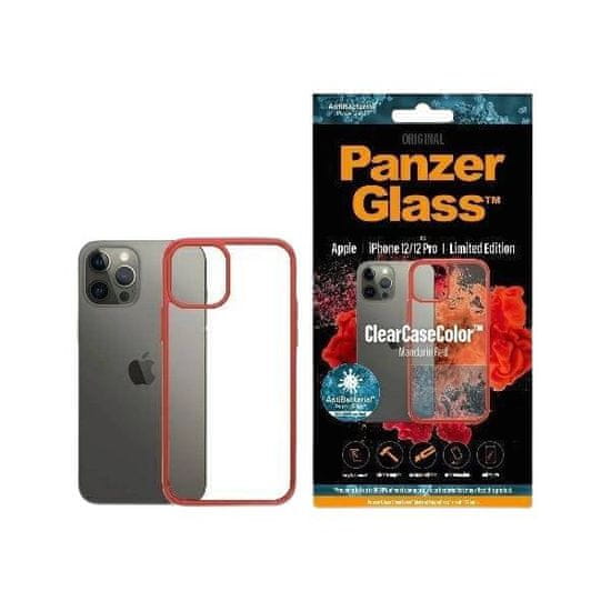 PanzerGlass PanzerGlass ClearCase za iPhone 12 / 12 Pro - Prozorno rdeče