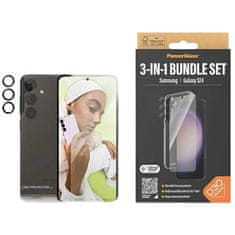 PanzerGlass PanzerGlass Bundle 3v1 prozorno ohišje + folija + pokrov za kamero za Samsung Galaxy S24