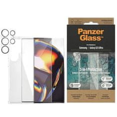 PanzerGlass PanzerGlass Bundle 3v1 prozorno ohišje + folija + pokrov za kamero za Samsung Galaxy S23 Ultra