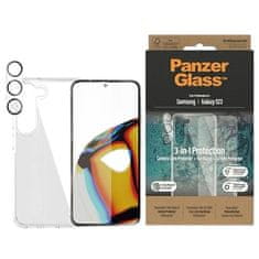 PanzerGlass PanzerGlass Bundle 3v1 prozorno ohišje + folija + pokrov za kamero za Samsung Galaxy S23