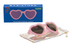 Babiators Polarizirana otroška sončna očala Heart, Frosted Pink, 0 - 2 leti