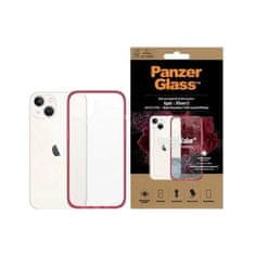 PanzerGlass PanzerGlass ClearCase protimikrobno ohišje s certifikatom Military Grade za iPhone 13 / 14 / 15 - prozorno roza