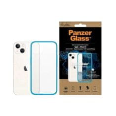 PanzerGlass PanzerGlass ClearCase antibakterijski etui z vojaškim certifikatom za iPhone 13 / 14 / 15 - prozorno moder