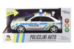 Policijski avto s češkim glasom, vztrajnik, 24 cm