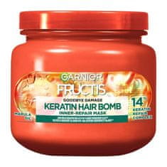 Garnier Fructis Goodbye Damage Keratin Hair Bomb maska s keratinom za poškodovane lase 320 ml za ženske
