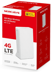 Mercusys MB110-4G N300 brezžični usmerjevalnik, 4G LTE, SIM (MB110-4G)