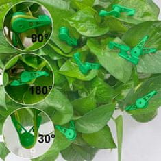 Netscroll Sponke za usmerjanje rasti rastlin, set 30 kosov, za optimalno rast rastlin in estetski videz, AnglePlant