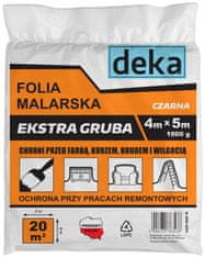 shumee SLIKARSKA FOLIJA EXTRA DEBELA ČRNA 4*5M 1000G