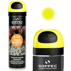 Boxman SOPPEC GEODETSKI MARKER V SPREJU ZA OZNAČEVANJE POTI RUMENA 500ML