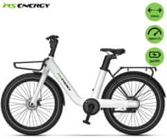 MS ENERGY Cityzen C102 električno kolo, 250W, do 70 km, belo