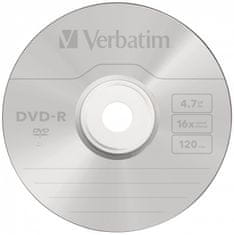 DVD-R(25-pack)Spindl/MattSlvr/16x/4.7GB