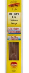 shumee TRDI SPAJKA CU FLAM RB 5286 KOZDICA 5% AG - 500*2MM 200G