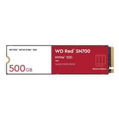 WD Western Digital WD Red SN700 SSD 500 GB M.2 NVMe PCIe 3.0 za NAS - Hiter prenos podatkov in zanesljivost