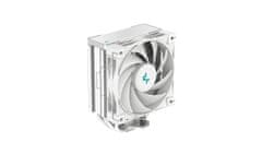 DEEPCOOL Globok Cool AK400 WH procesorski zračni hladilnik 12 cm, bel, 4 toplotne cevi, 66.47 CFM, 50000 h MTBF