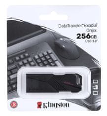 Kingston Kingston Technology DataTraveler Exodia Onyx USB ključek 256 GB, USB Type-A 3.2 Gen 1, črna