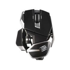 Mad Catz R.A.T. DWS brezžična RGB optična miška za igre, ergonomska, 16000 DPI, 14 programabilnih gumbov, zasnovana za desničarje