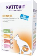 Kattovit KATTOVIT Feline Diet Urinary - mokra hrana za mačke, 12 x 85g, zaščita sečil in uravnavanje pH urina