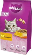 Whiskas WHISKAS Cat Adult s piščancem - suha hrana za mačke - 7 kg