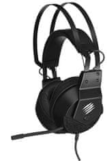 Mad Catz F.R.E.Q. 2 Gaming Slušalke - Črne, Wired, Binaural, Omnidirectional Mikrofon, Noise-Canceling, 3.5 mm priključek