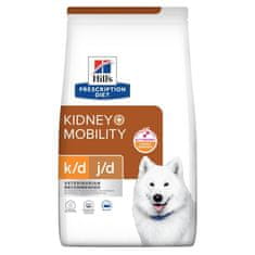 Hill's Hill's PD K/D Kidney + Mobility - suha hrana za pse - 4kg