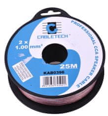 Cabletech KAB0396 CCA zvočniški kabel 1,0 mm 25 m