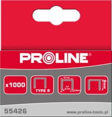 Proline 55426 Kaljene sponke tip R, pravokotne, L=6mm, Proline