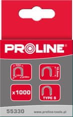 Proline 55330 Kaljene sponke tip R, polkrožne, L=10mm, Proline