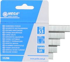 MEGA 55206 Kaljene sponke za oblazinjenje tip 53, L: 6 mm, Mega