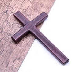 Lesen križ 12 cm svetel