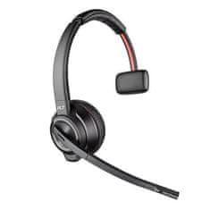 Poly Mono brezžične slušalke Plantronics Savi 8210-M UC USB-A DECT črne (207322-02) s stojalom